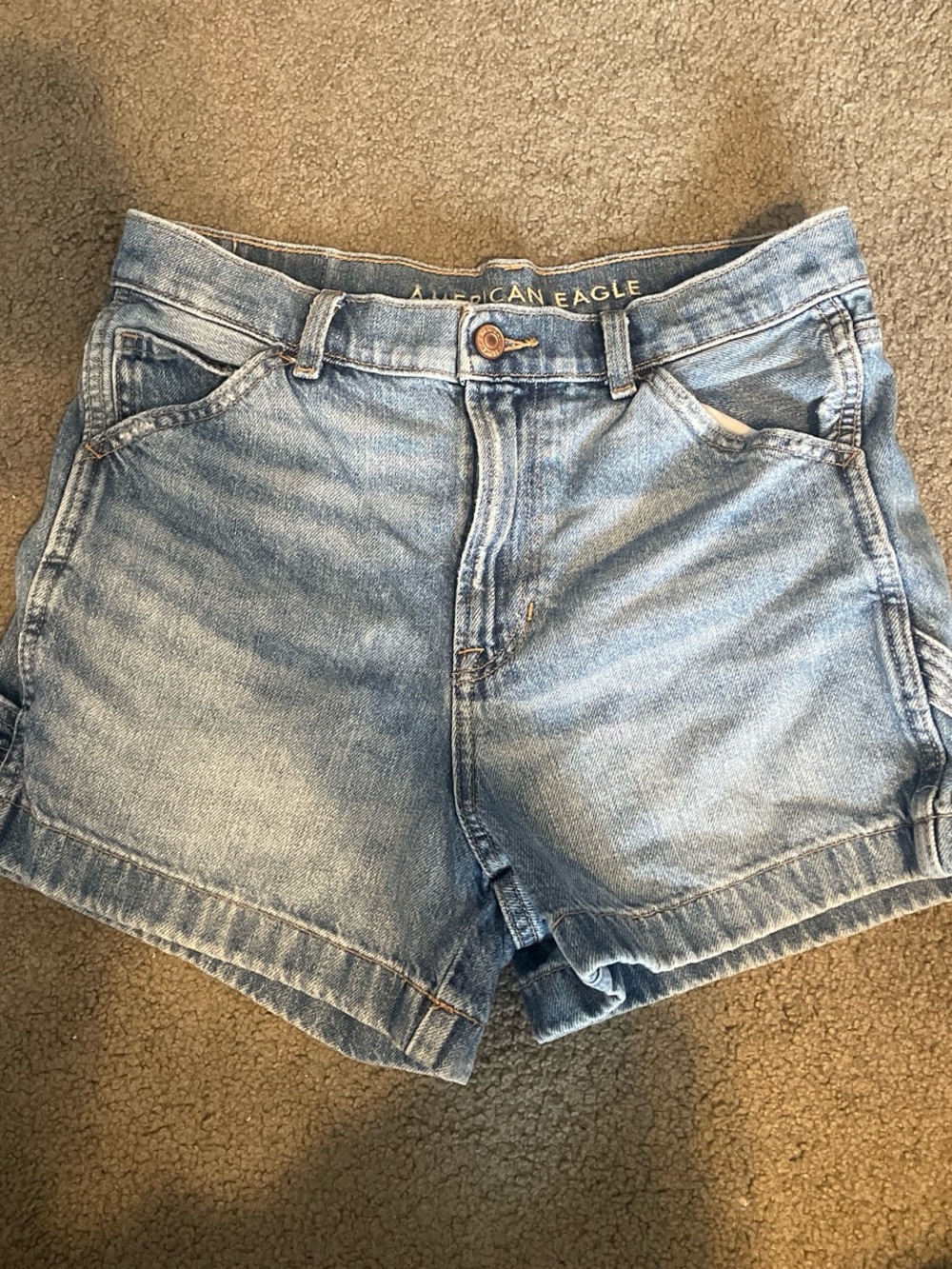 American Eagle Outfitters Light Wash Denim Shorts